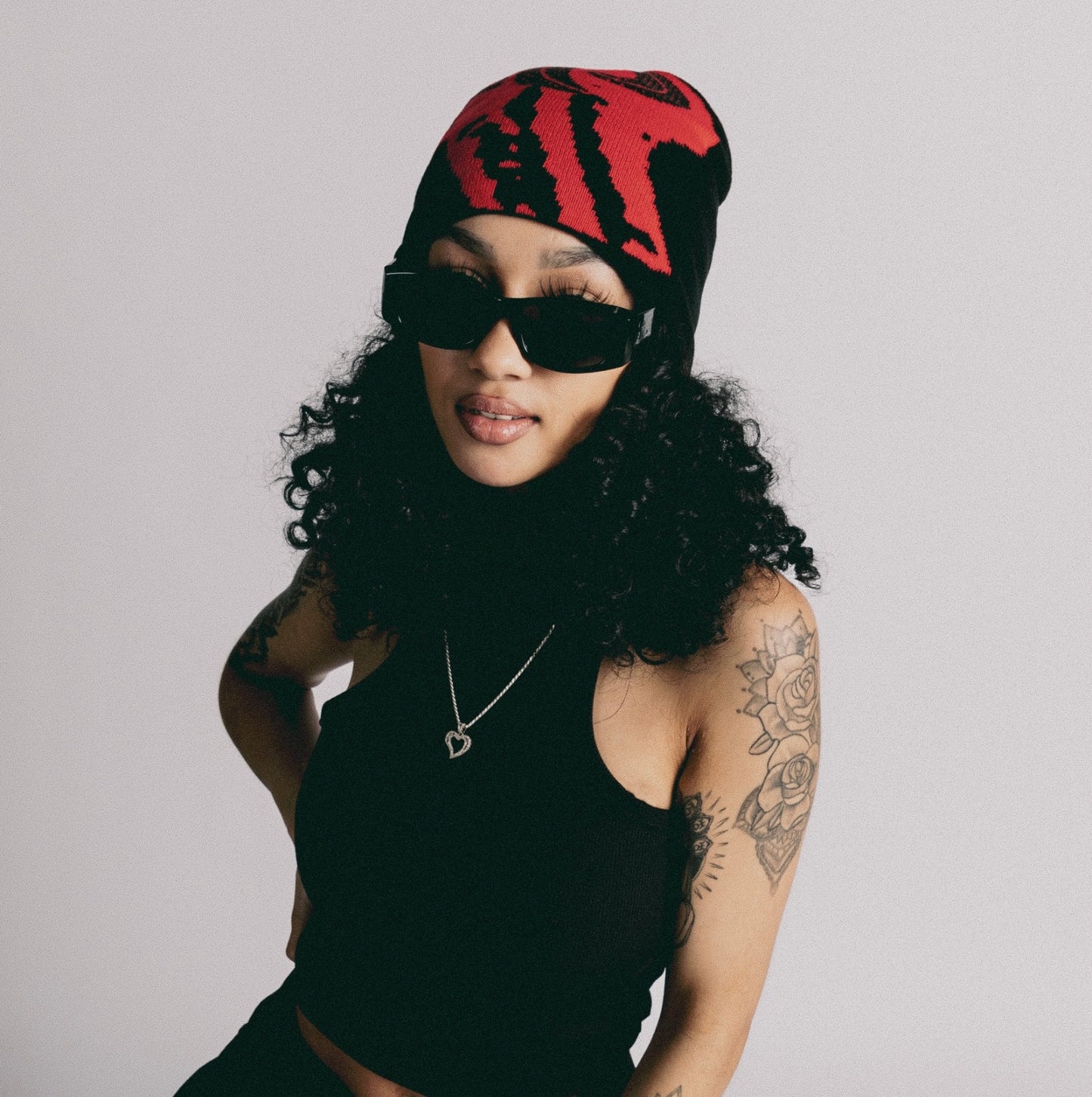 PANIC beanie "BRED"