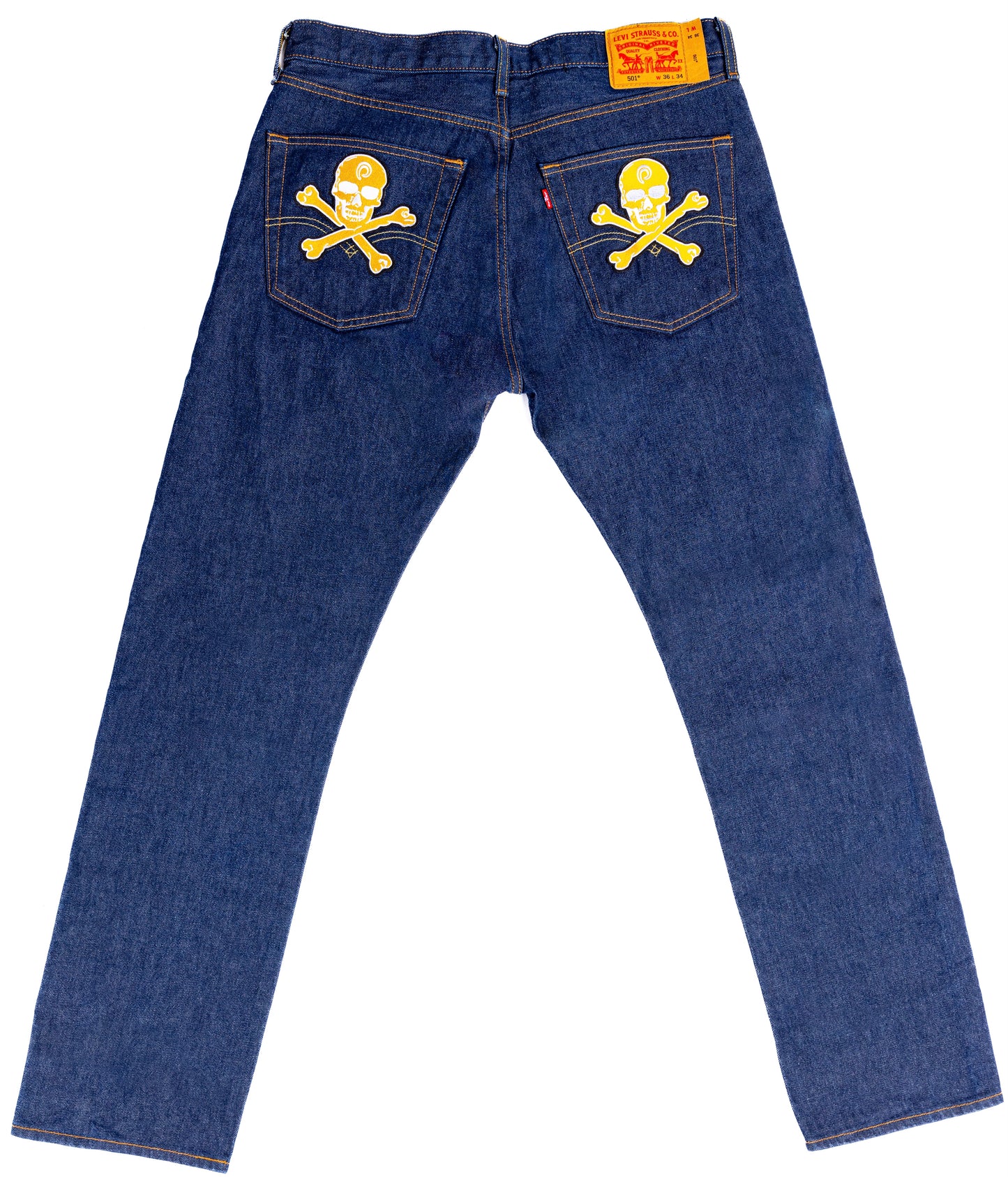 SKULL DENIM "NAVY"