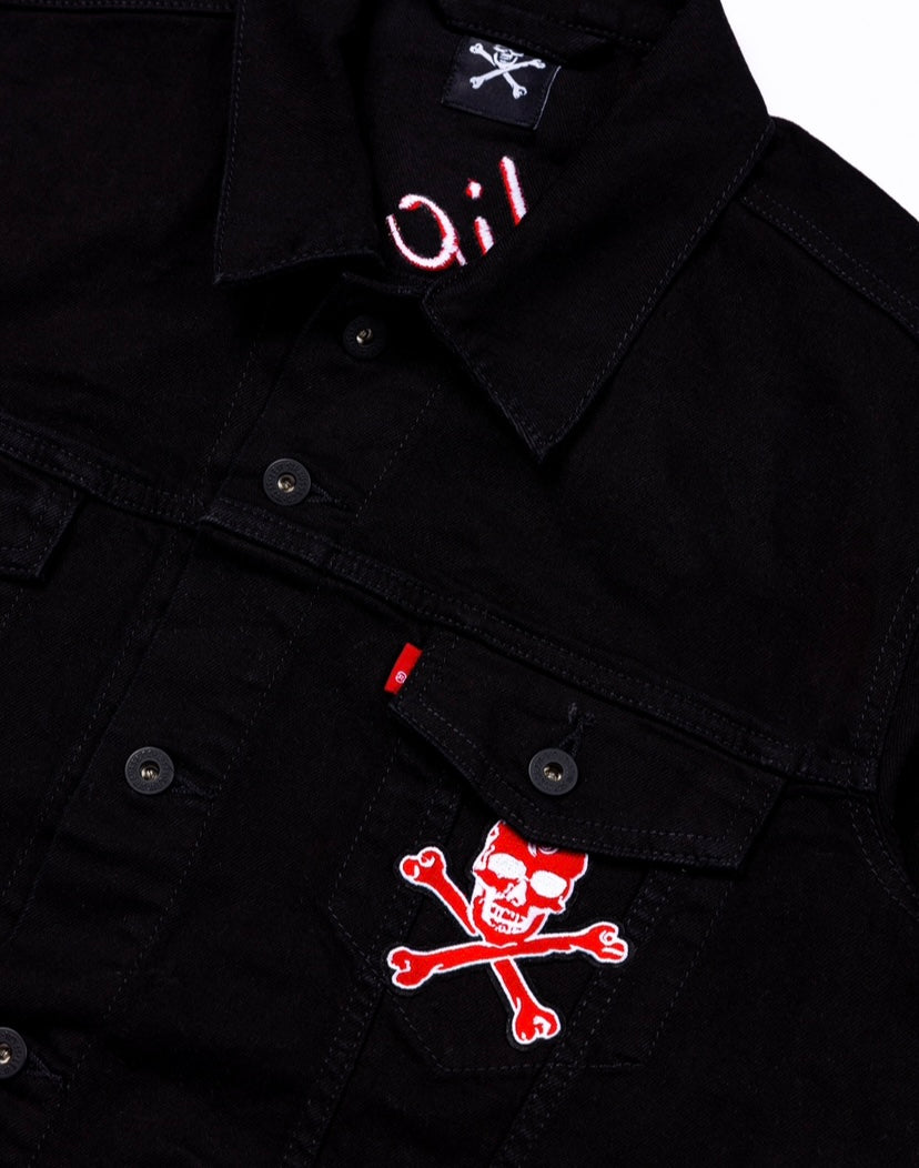 SKULL JACKET "BRED"