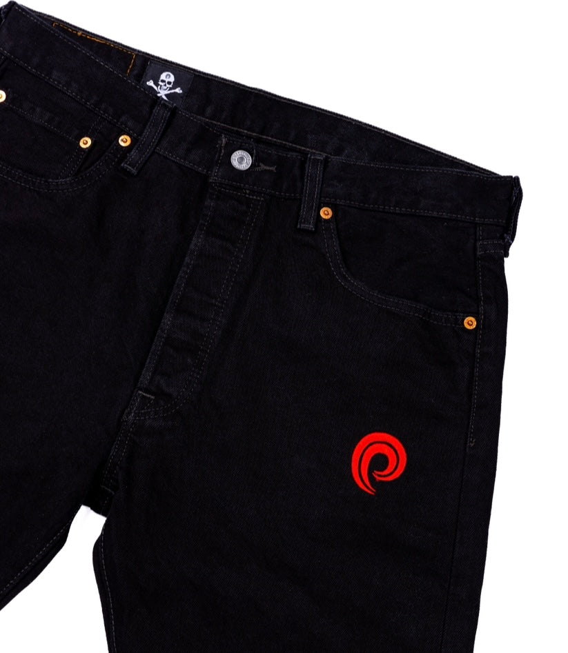 SKULL DENIM "BRED"